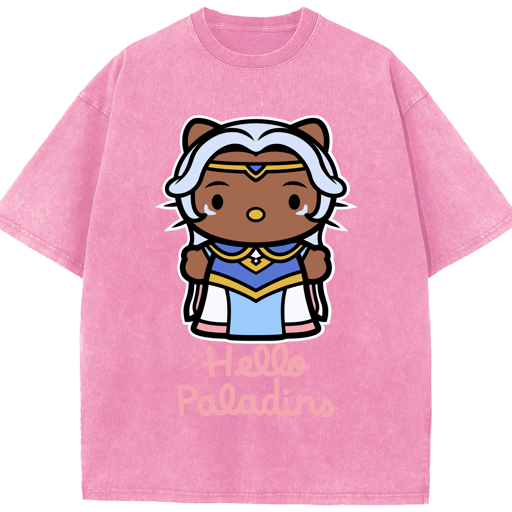 （画像用） Hello Kitty ハローキティ 綿100% ヴィンテージ風 半袖Tシャツ（フロントプリント）
